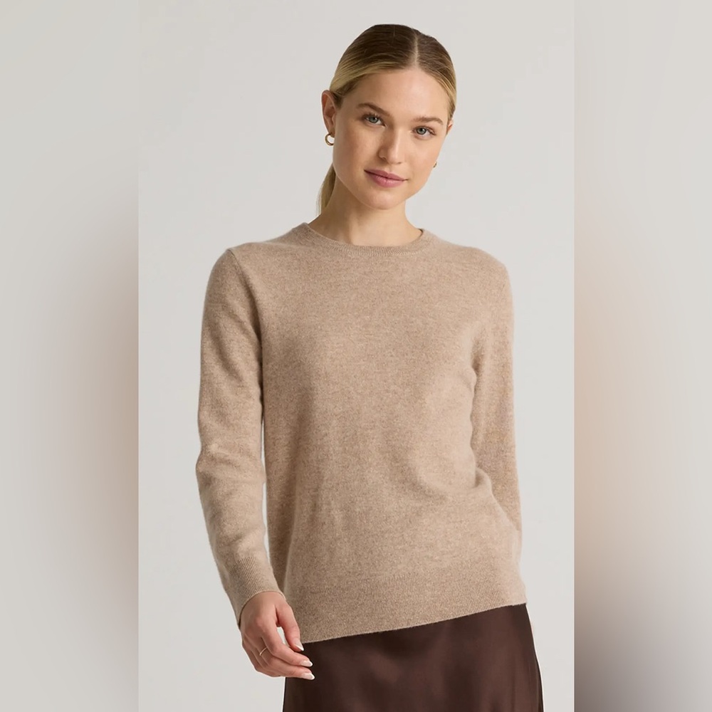 Quince Mongolian Cashmere Crewneck Sweater